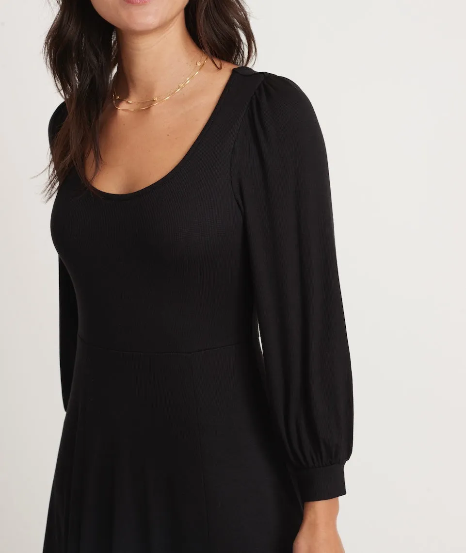 Lexi Long Sleeve Midi Fit and Flare sold by Marine Layer product image thumbnail 2