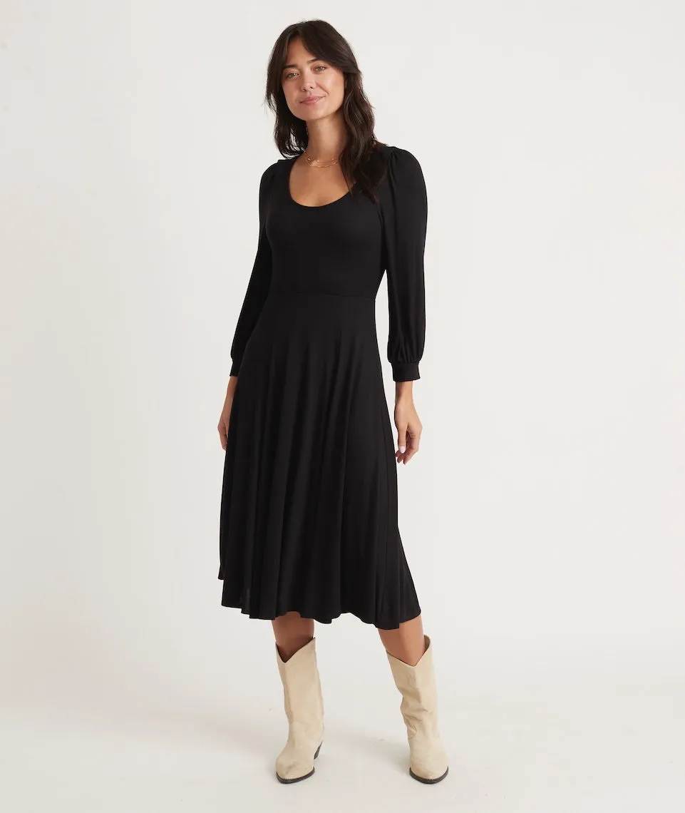 Lexi Long Sleeve Midi Fit and Flare sold by Marine Layer product image thumbnail 5