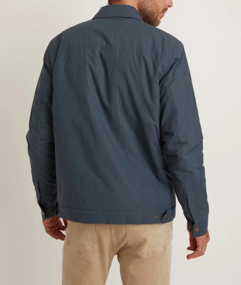 Dry Wax Canvas Trucker in Midnight Navy sold by Marine Layer product image thumbnail 4