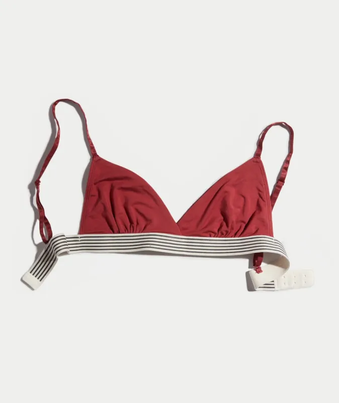 ML Bralette in Rosewood sold by Marine Layer