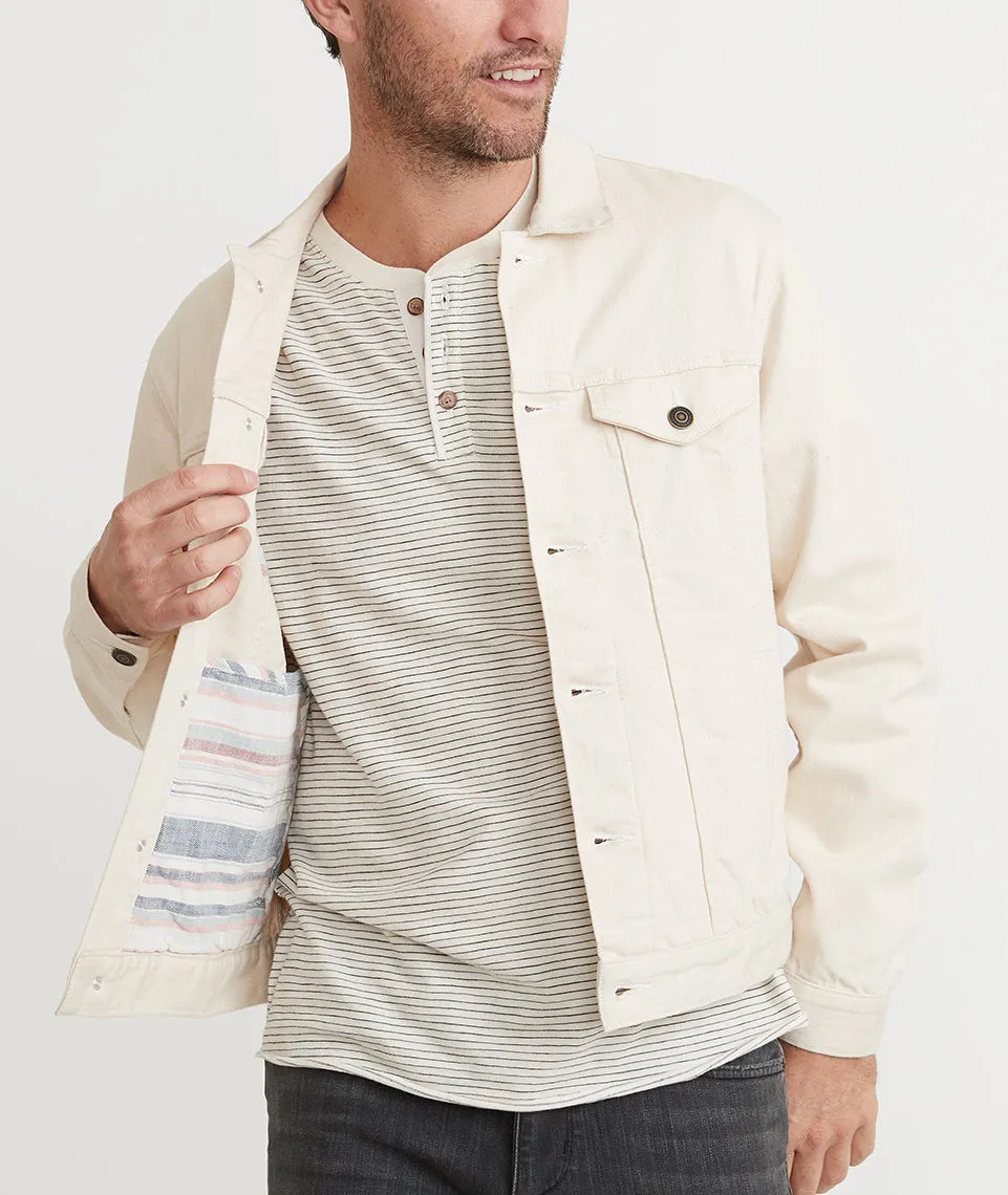 Jones Stretch Jean Jacket sold by Marine Layer product image thumbnail 3