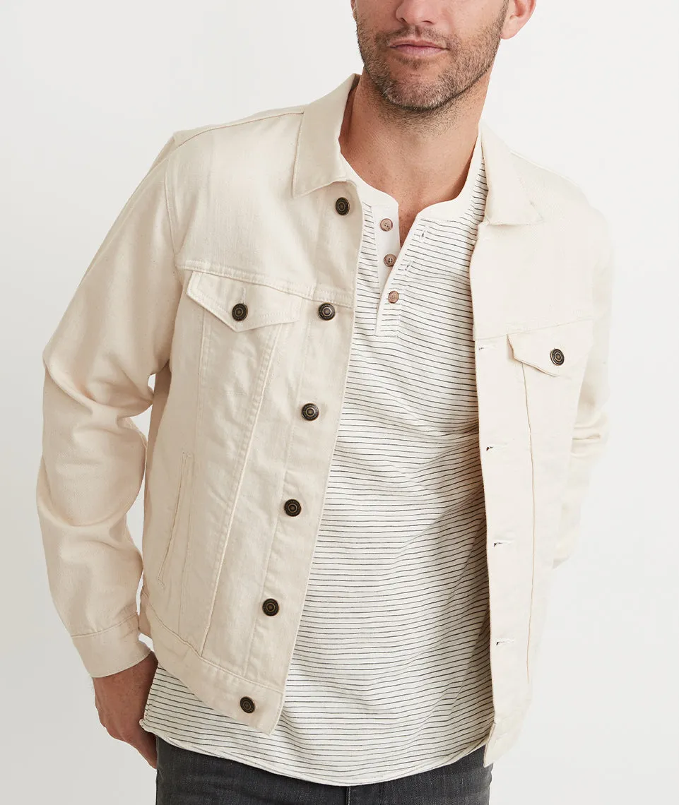 Jones Stretch Jean Jacket sold by Marine Layer product image thumbnail 4