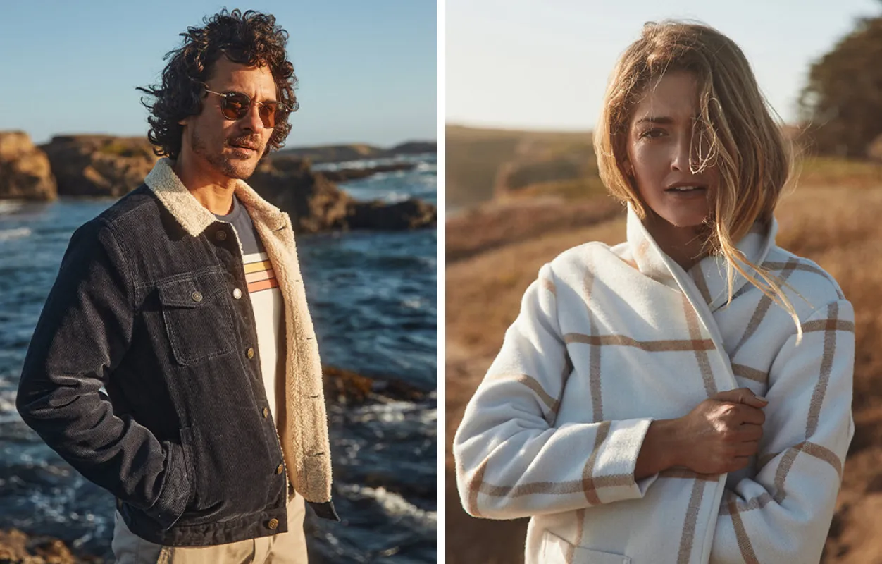Guys Gals outerwear MC made by Marine Layer