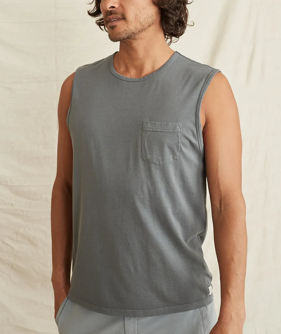 Arturo Muscle Tank in Faded Black sold by Marine Layer product image thumbnail 2