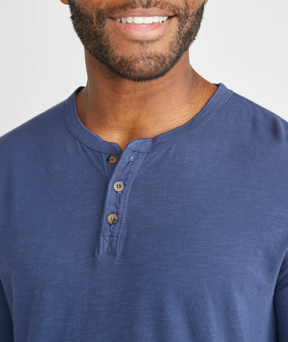 Lightweight Henley in Navy sold by Marine Layer product image thumbnail 3