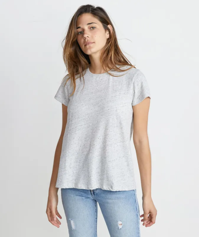 Swing Crew in Light Heather Ash sold by Marine Layer