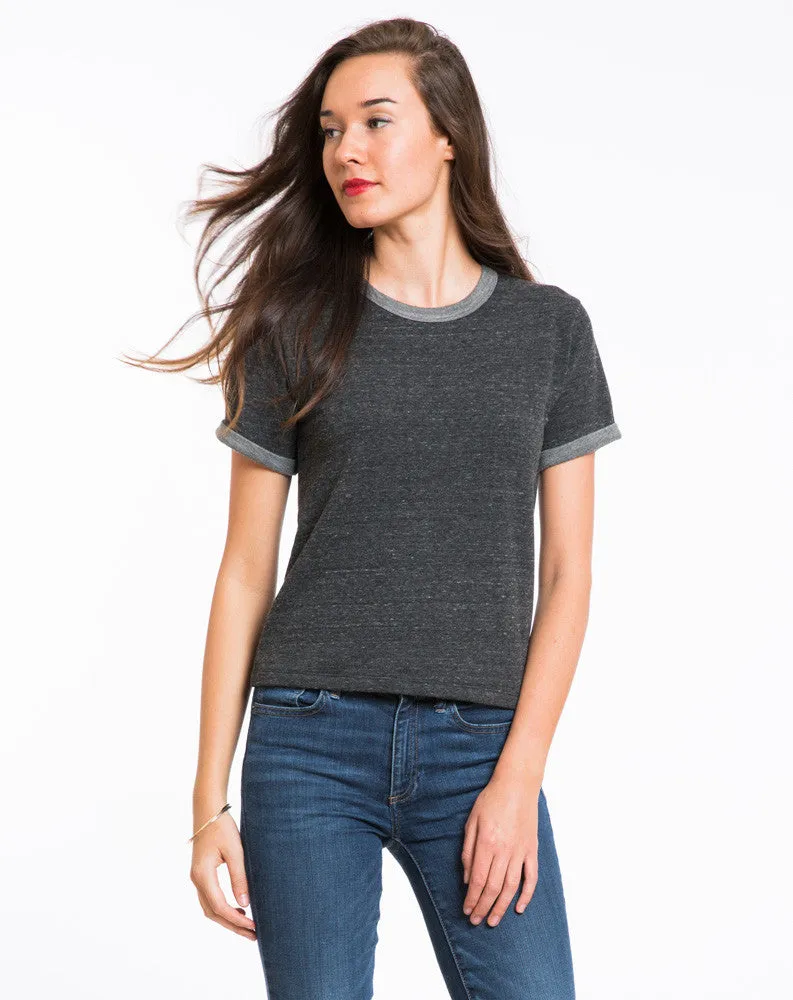 Shortsleeve Nina Sweatshirt - Charcoal sold by Marine Layer