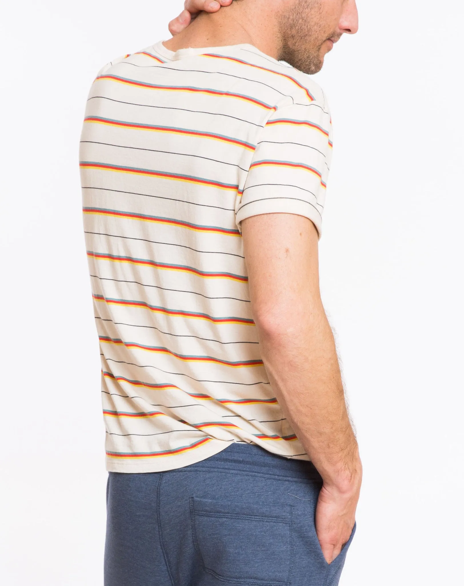 Beach Boys Retro Stripe Tee - Natural sold by Marine Layer product image thumbnail 3