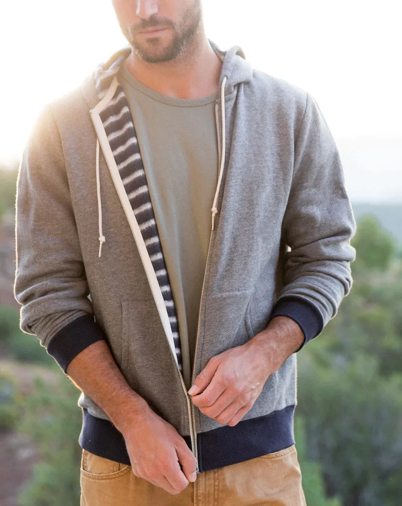 Stripe Lined Cortland Hoodie sold by Marine Layer product image thumbnail 4