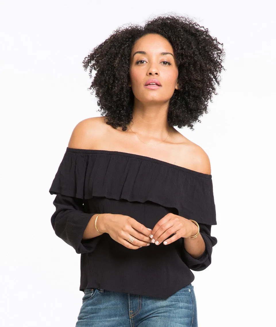 Hudson Longsleeve Blouse sold by Marine Layer