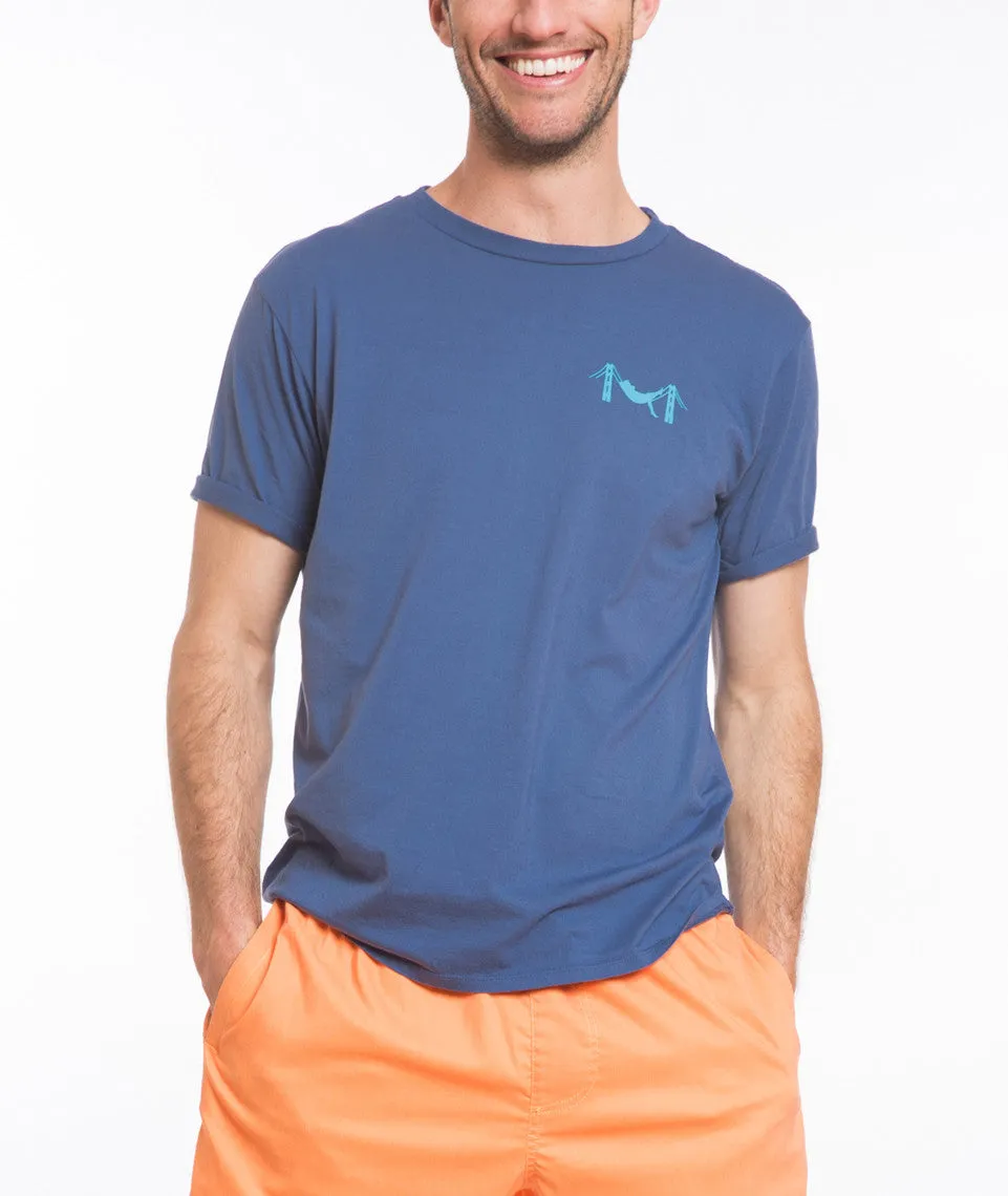 Chest Logo Graphic Tee - Mid Blue sold by Marine Layer