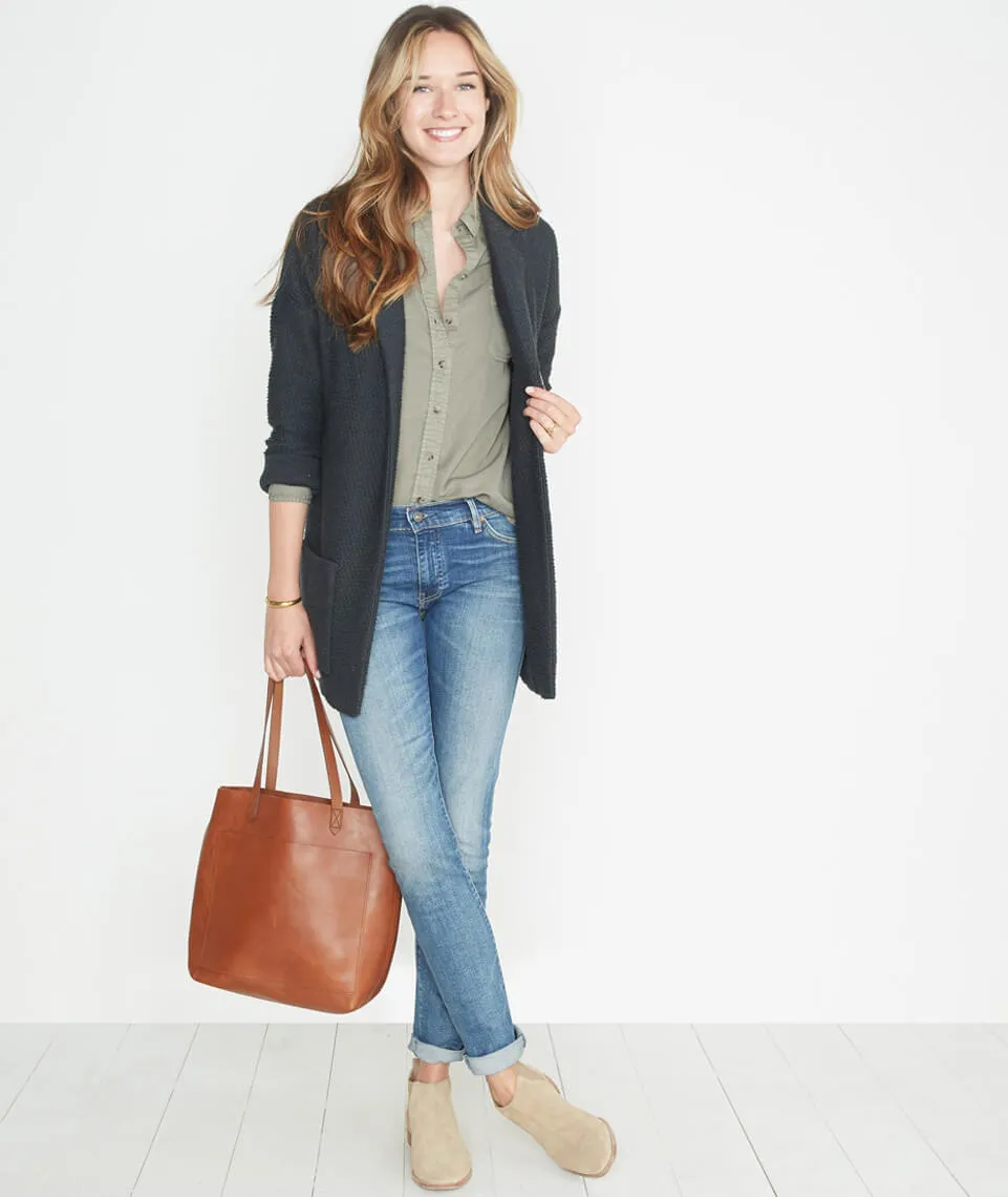 Hadley Button Down in Worn Olive sold by Marine Layer product image thumbnail 5