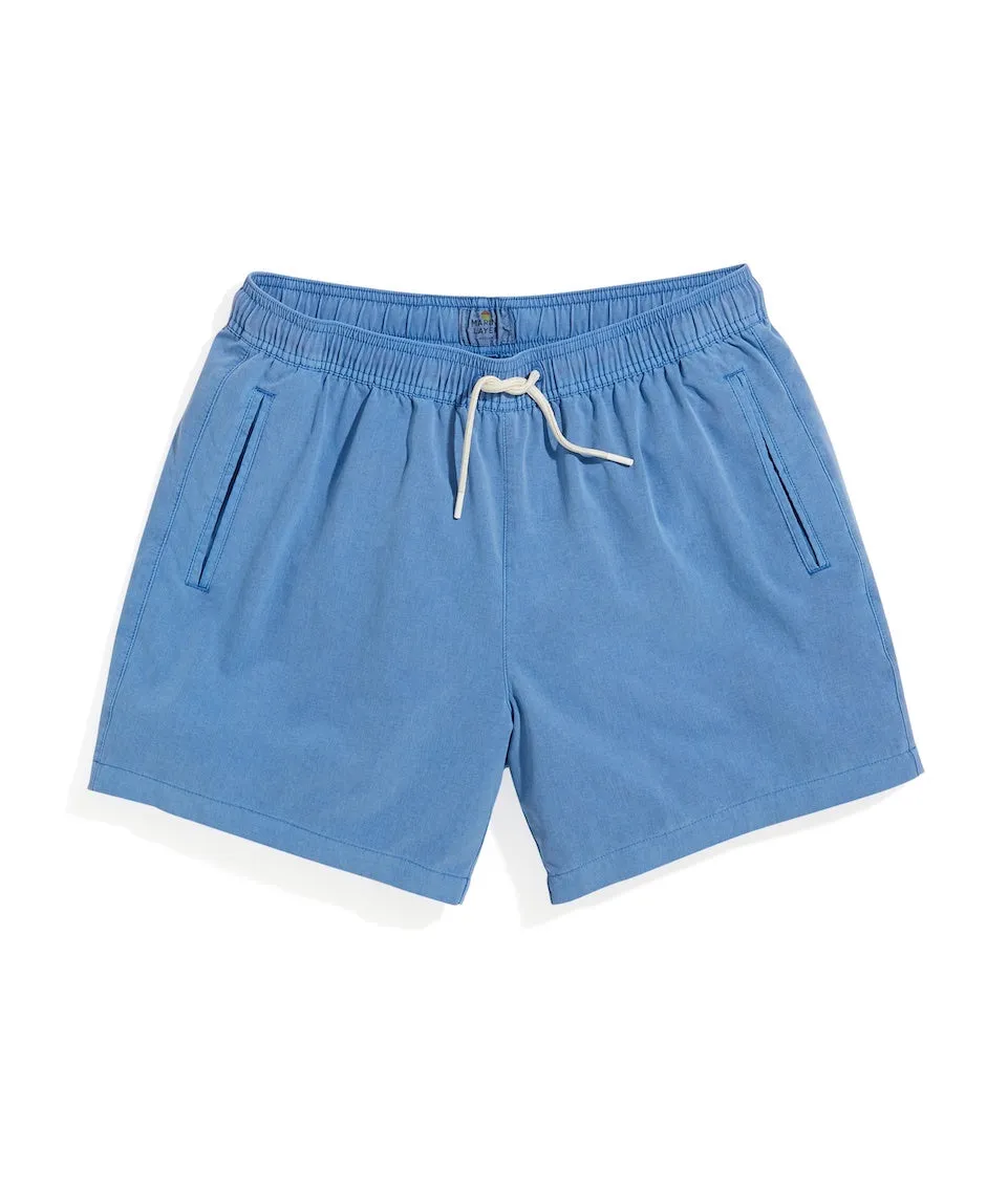 5" Saturday Sport Short in Bright Cobalt sold by Marine Layer