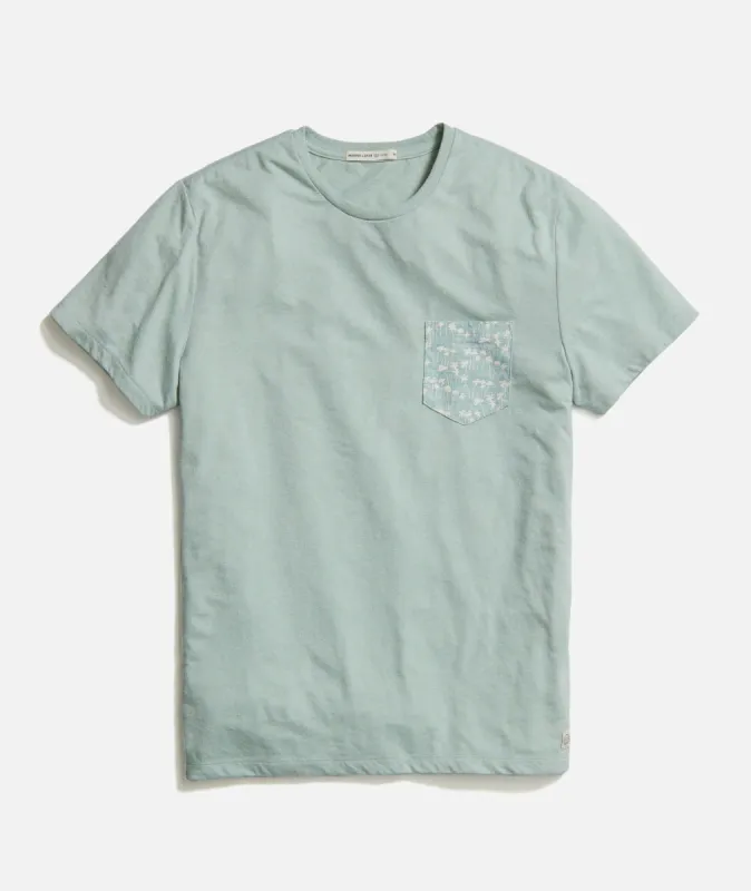 Signature Printed Pocket Tee sold by Marine Layer