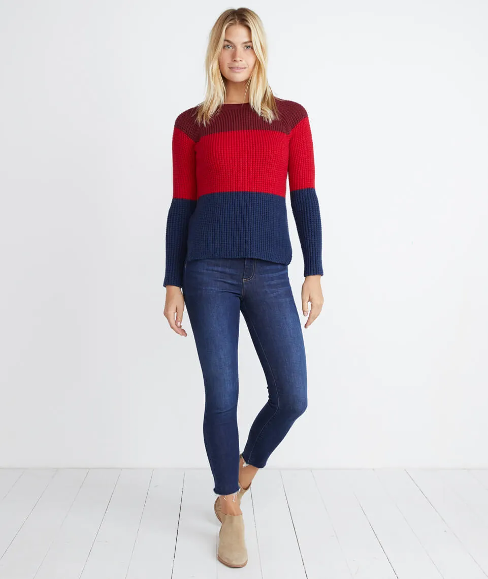 Delaney Pullover in Block Stripe sold by Marine Layer product image thumbnail 4