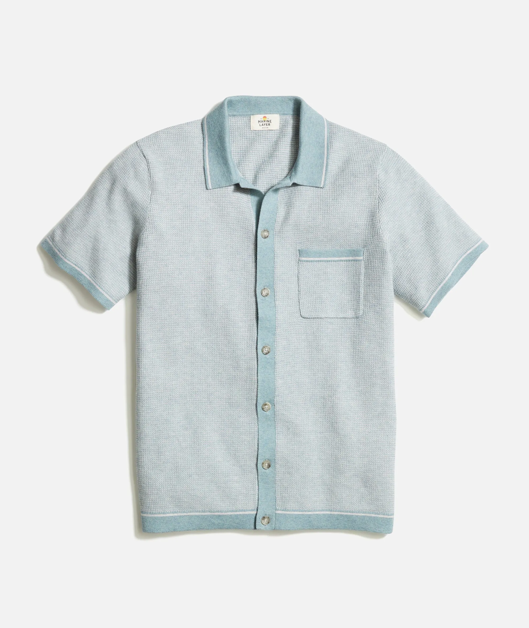 Wyatt Sweater Button-Down sold by Marine Layer