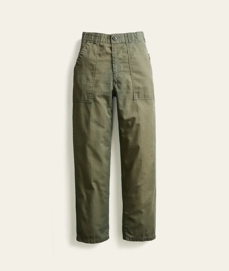 Military Trouser in Light Green sold by Marine Layer