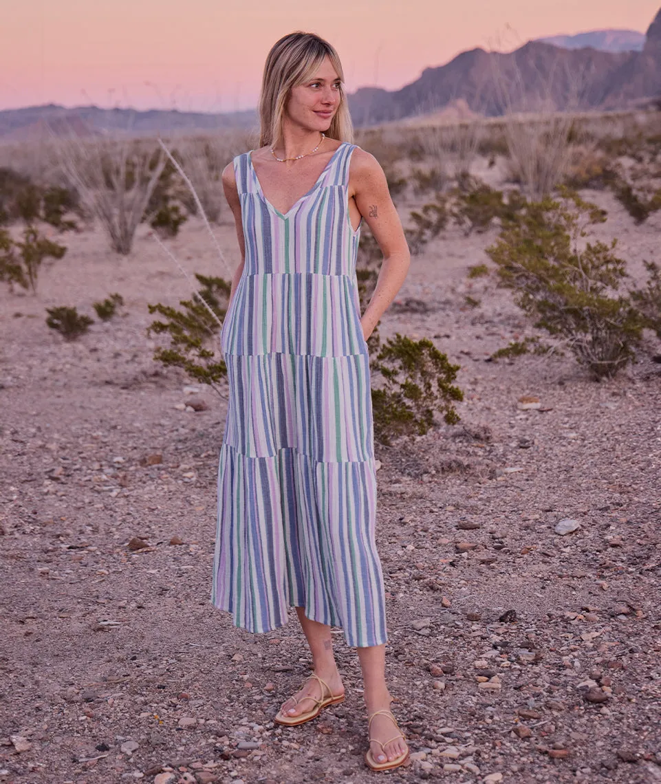 Corinne Double Cloth Maxi Dress sold by Marine Layer product image thumbnail 4