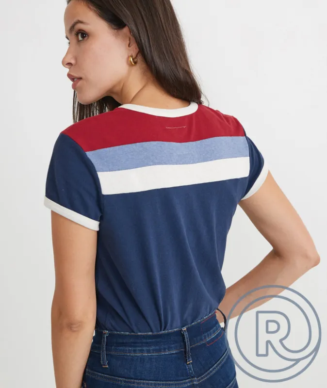 Re-Spun Color Block Ringer sold by Marine Layer