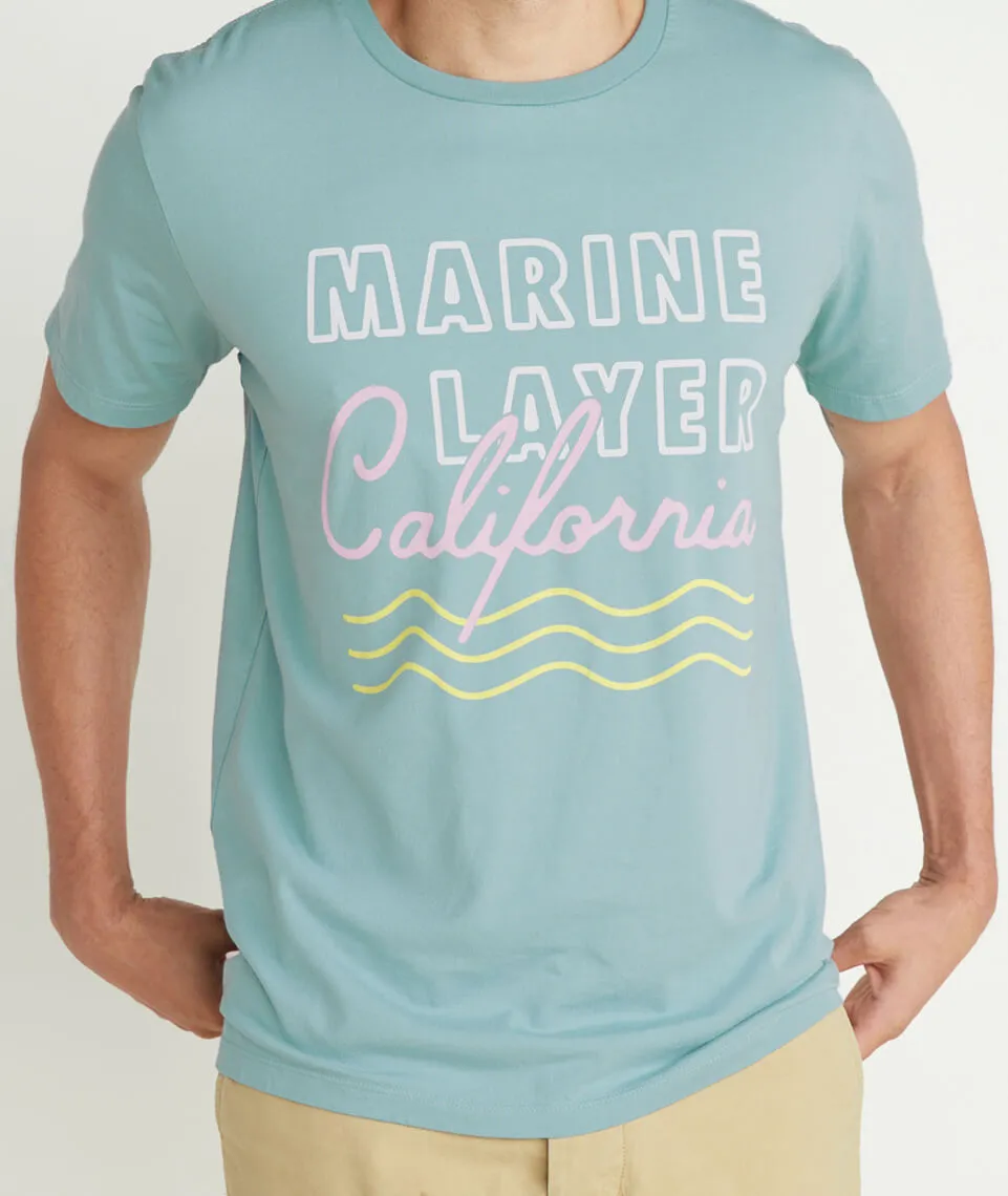Palm Springs Tee sold by Marine Layer product image thumbnail 4