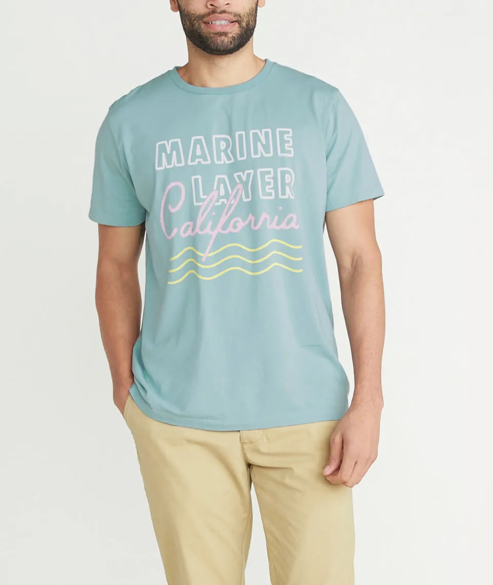 Palm Springs Tee sold by Marine Layer product image thumbnail 2