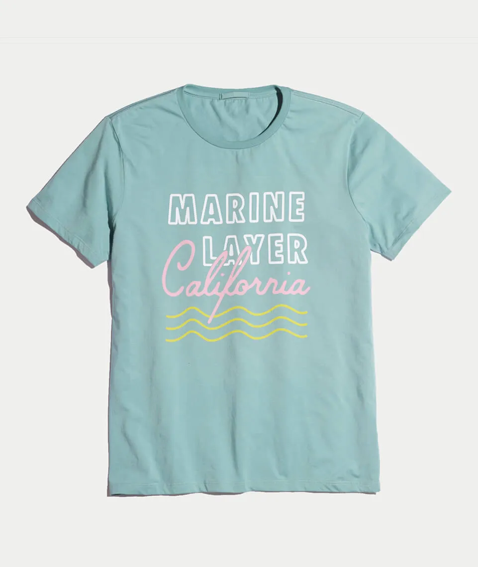 Palm Springs Tee sold by Marine Layer