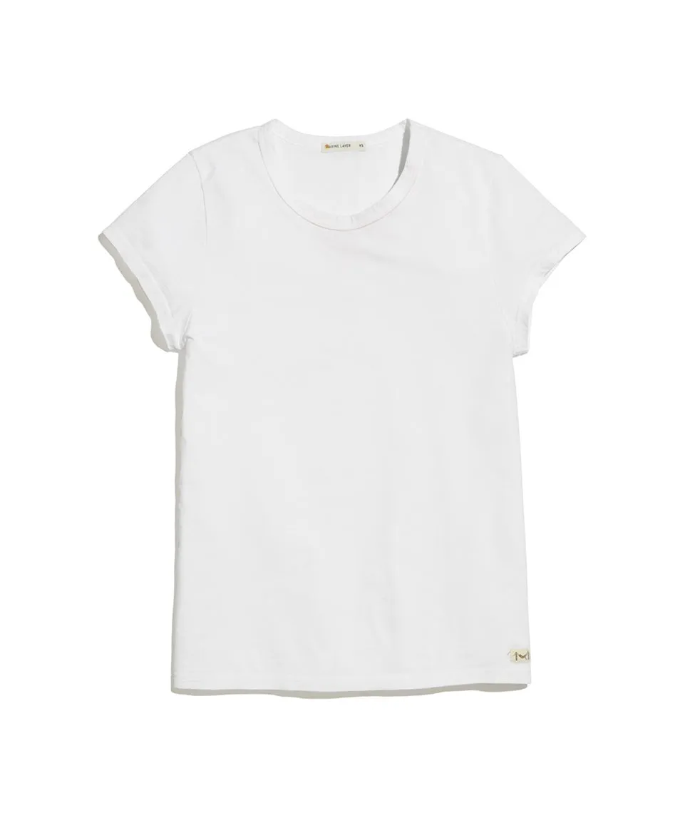 Women's Signature Crew in White sold by Marine Layer