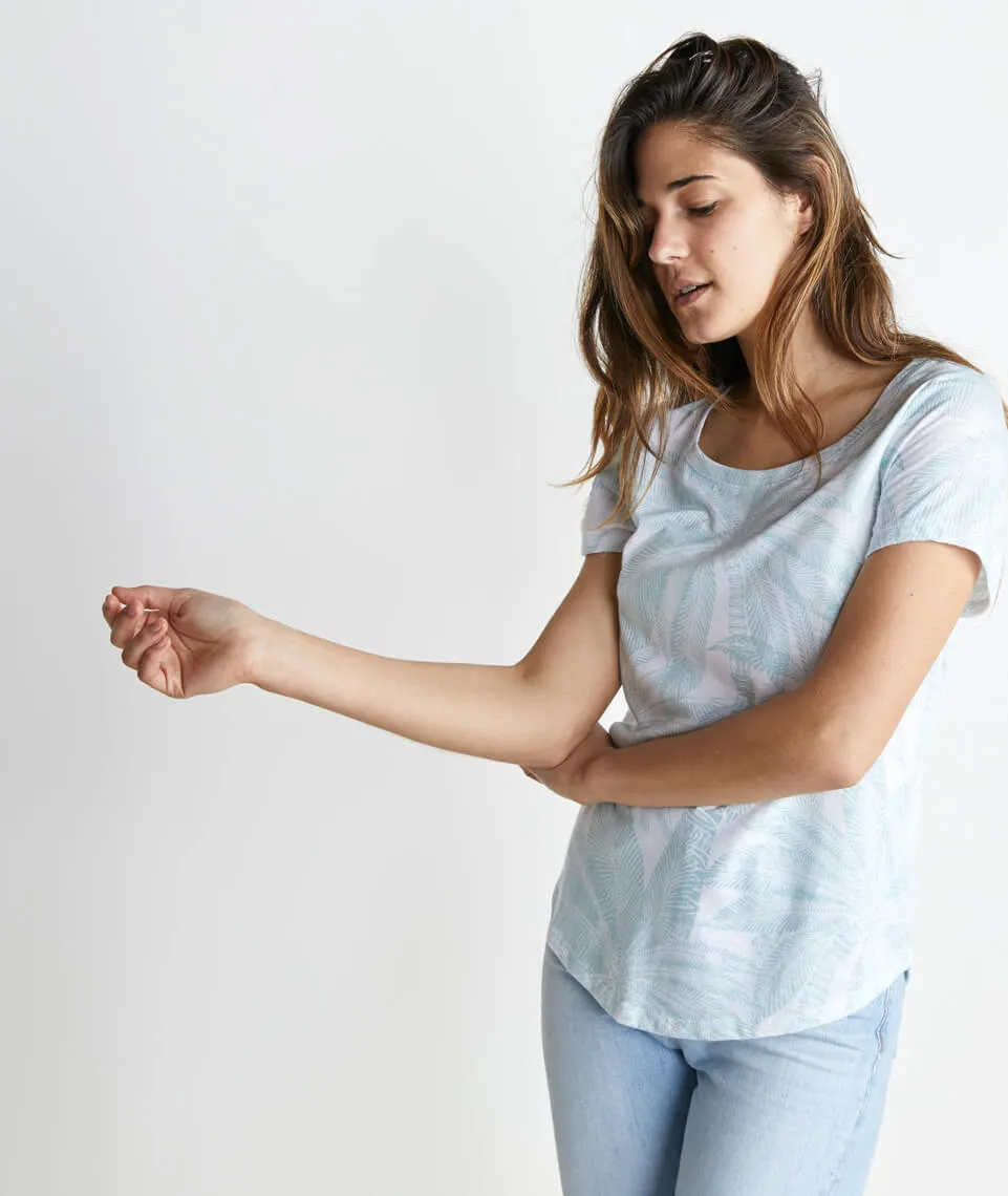 Boyfriend Tee in Palm Geo Print sold by Marine Layer product image thumbnail 5