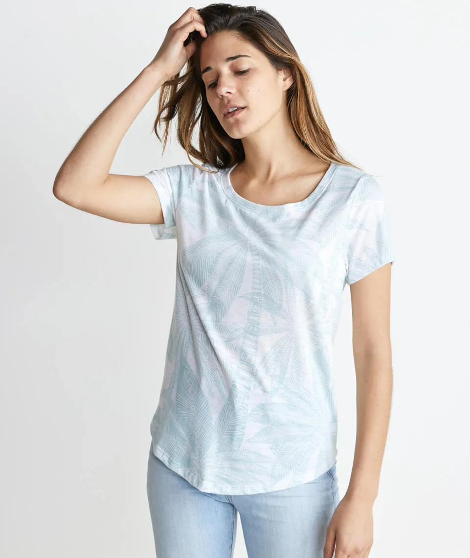 Boyfriend Tee in Palm Geo Print sold by Marine Layer