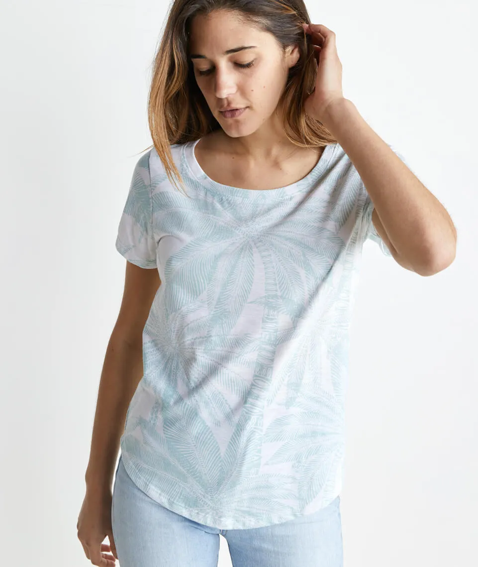 Boyfriend Tee in Palm Geo Print sold by Marine Layer product image thumbnail 4
