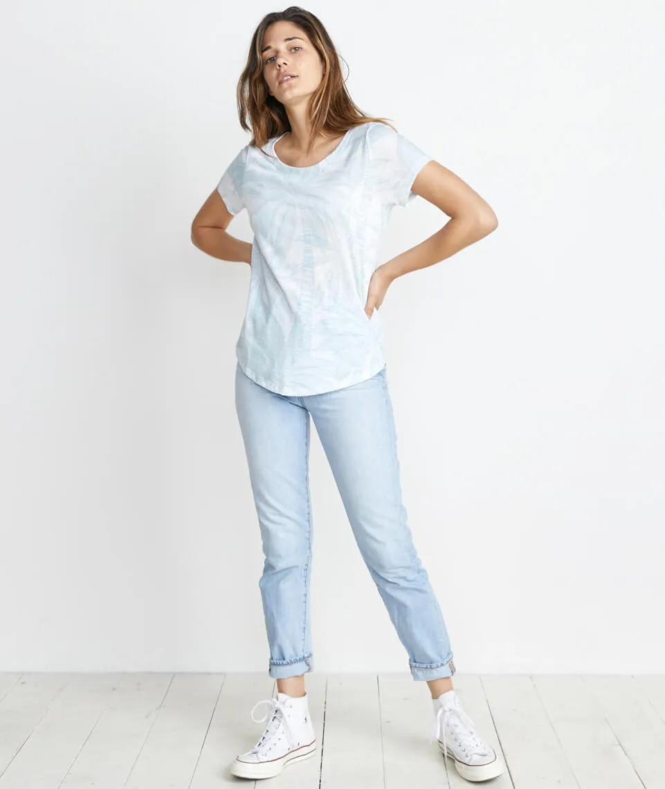 Boyfriend Tee in Palm Geo Print sold by Marine Layer product image thumbnail 3