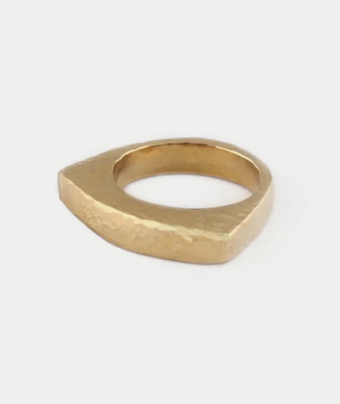 Soko Hammered Mohawk Ring sold by Marine Layer
