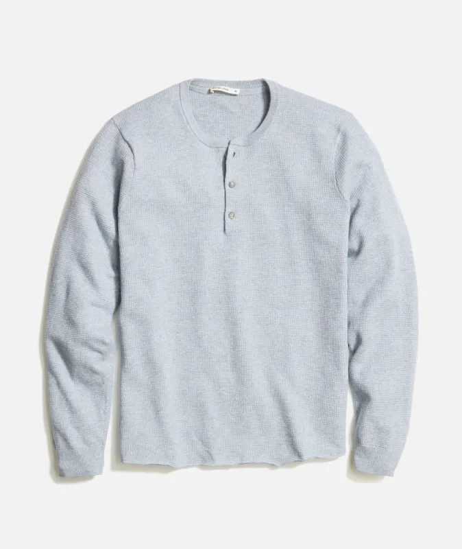 Merino Blend Sweater Henley sold by Marine Layer