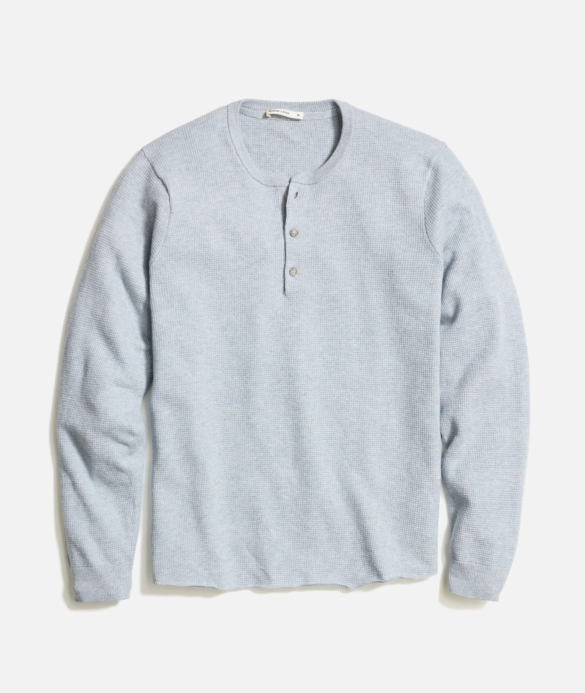 Merino Blend Sweater Henley sold by Marine Layer