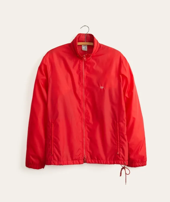 OP Zip front Windbreaker in Red sold by Marine Layer