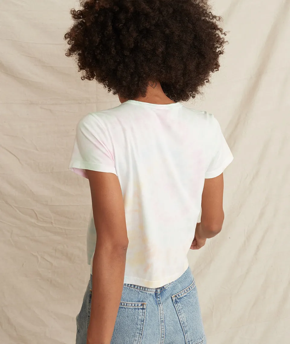 Crop Pocket Tee in Tie Dye sold by Marine Layer product image thumbnail 4
