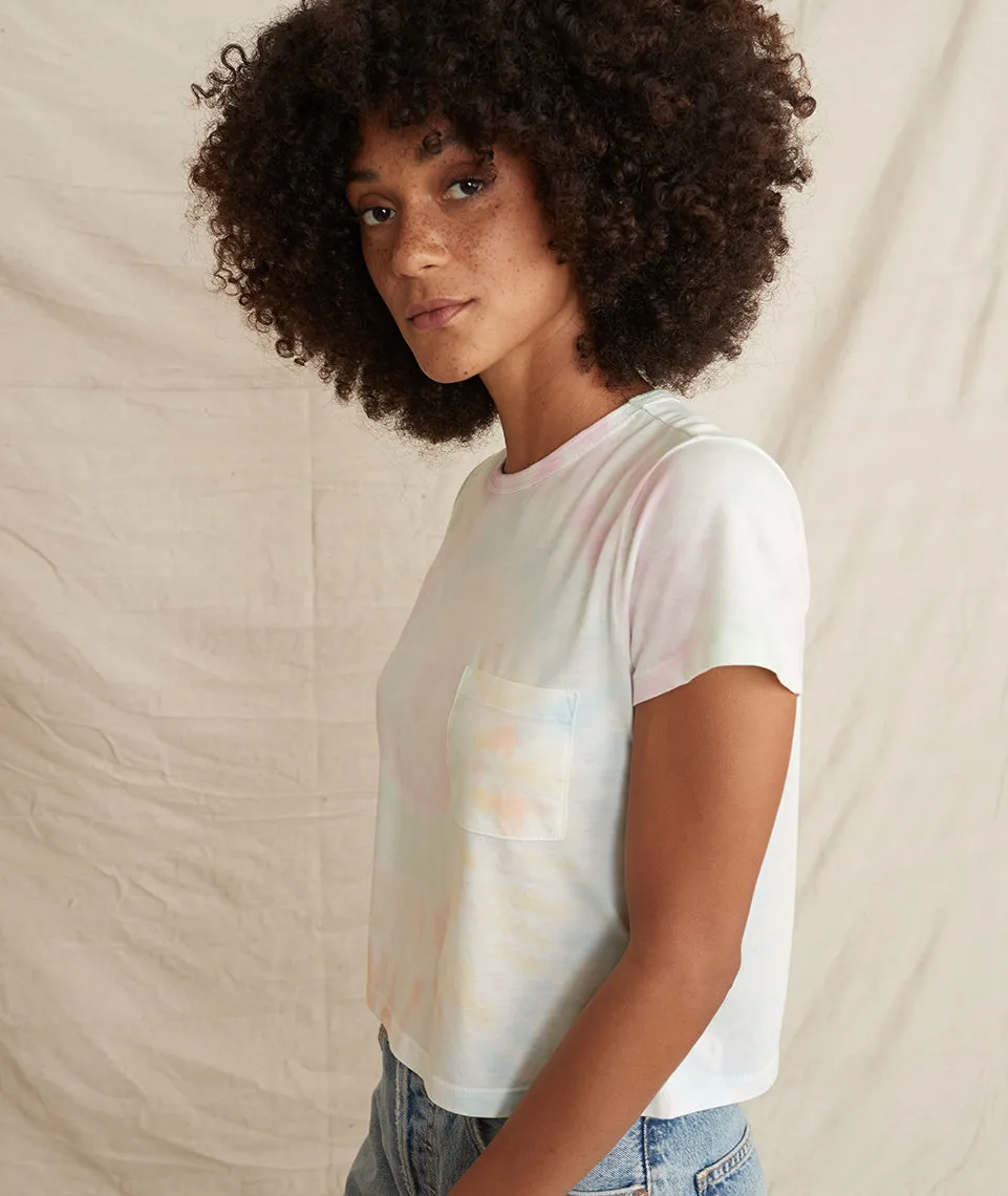 Crop Pocket Tee in Tie Dye sold by Marine Layer product image thumbnail 2