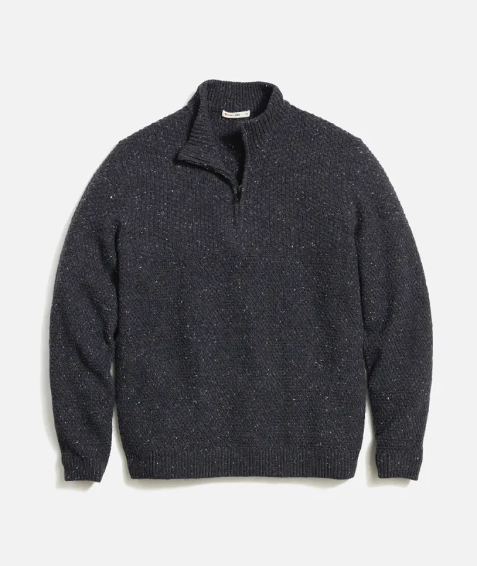Phillip Quarter-Zip Sweater sold by Marine Layer