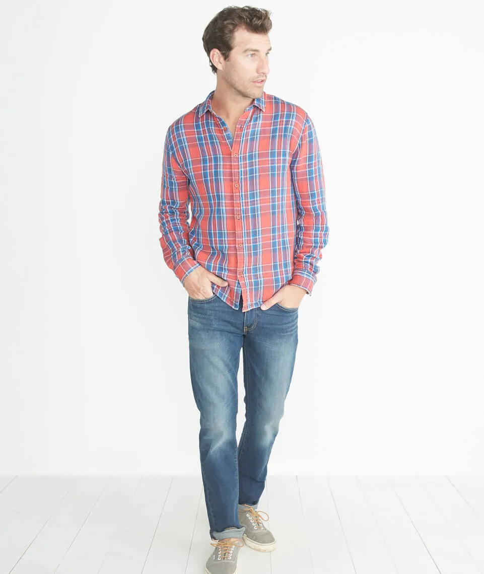 Luke Plaid Button Down sold by Marine Layer product image thumbnail 3