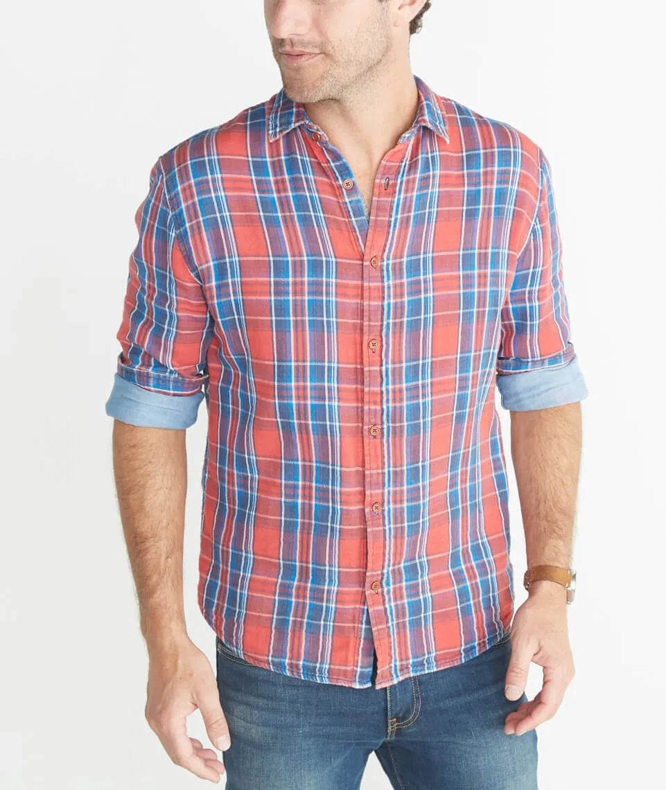 Luke Plaid Button Down sold by Marine Layer product image thumbnail 2