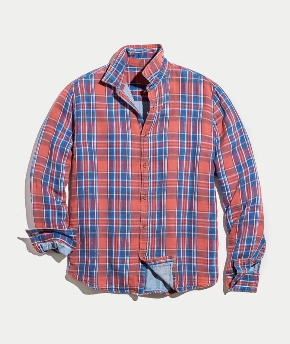 Luke Plaid Button Down sold by Marine Layer