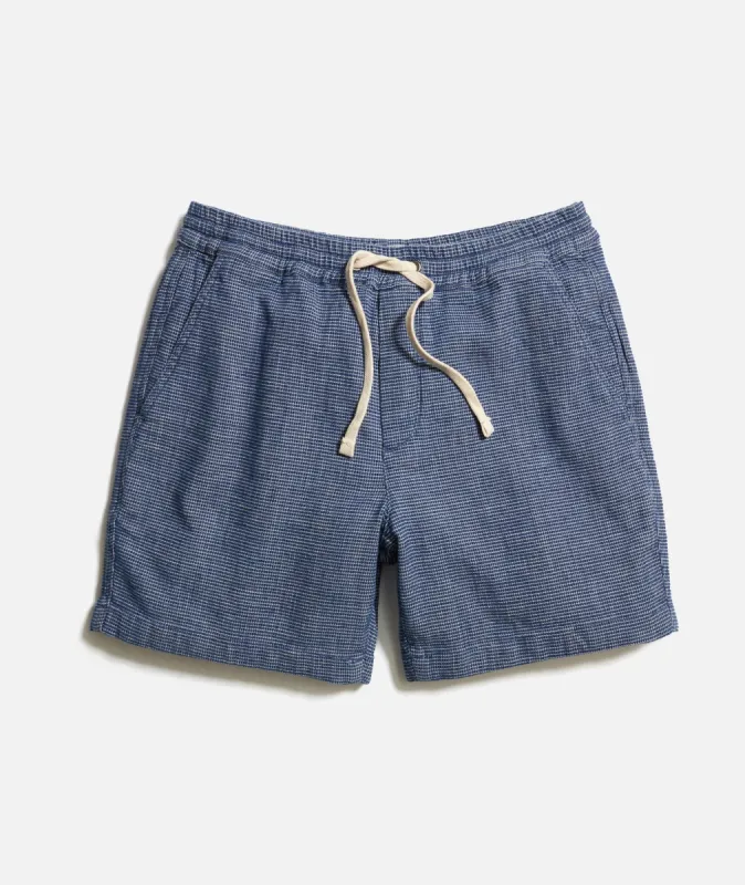 6" Saturday Textured Beach Short sold by Marine Layer