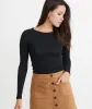Rib Crew in Black sold by Marine Layer