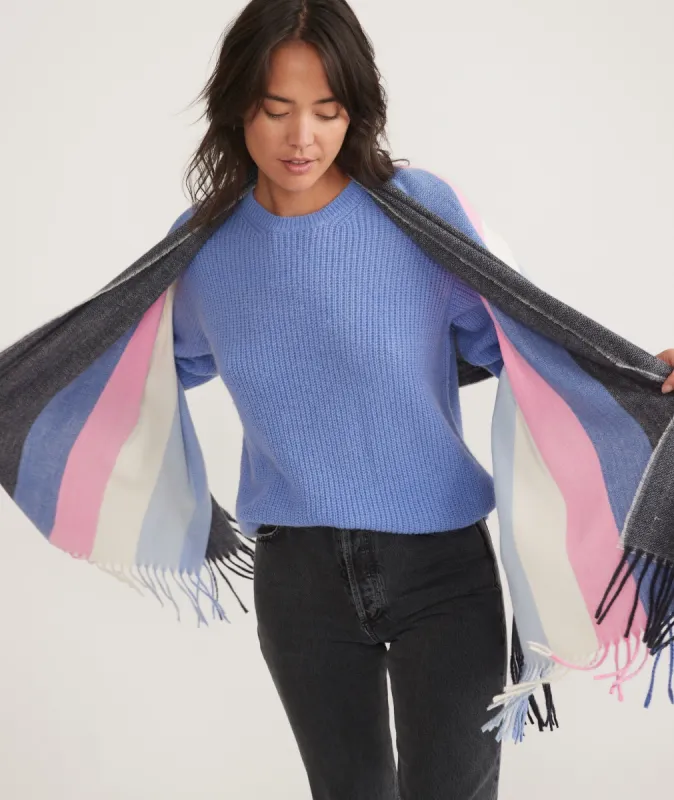 Archive Stripe Scarf sold by Marine Layer