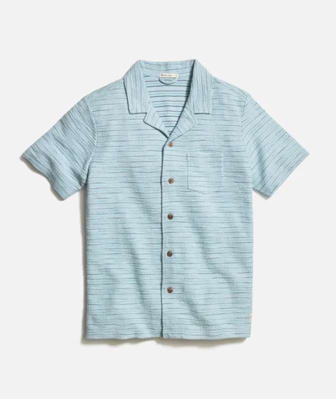 Textured Resort Shirt made by Marine Layer