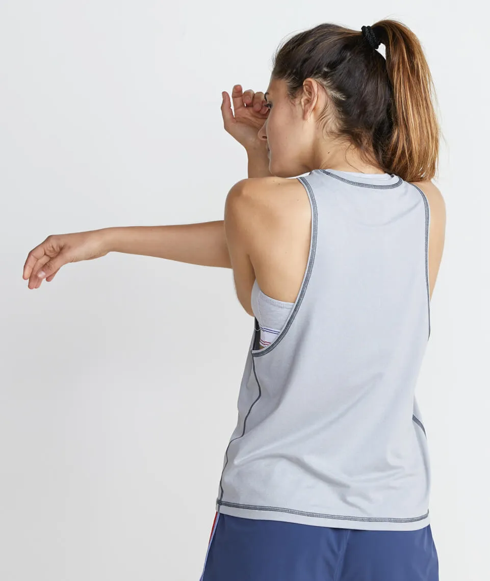 Sally Tank in Sleet sold by Marine Layer product image thumbnail 2