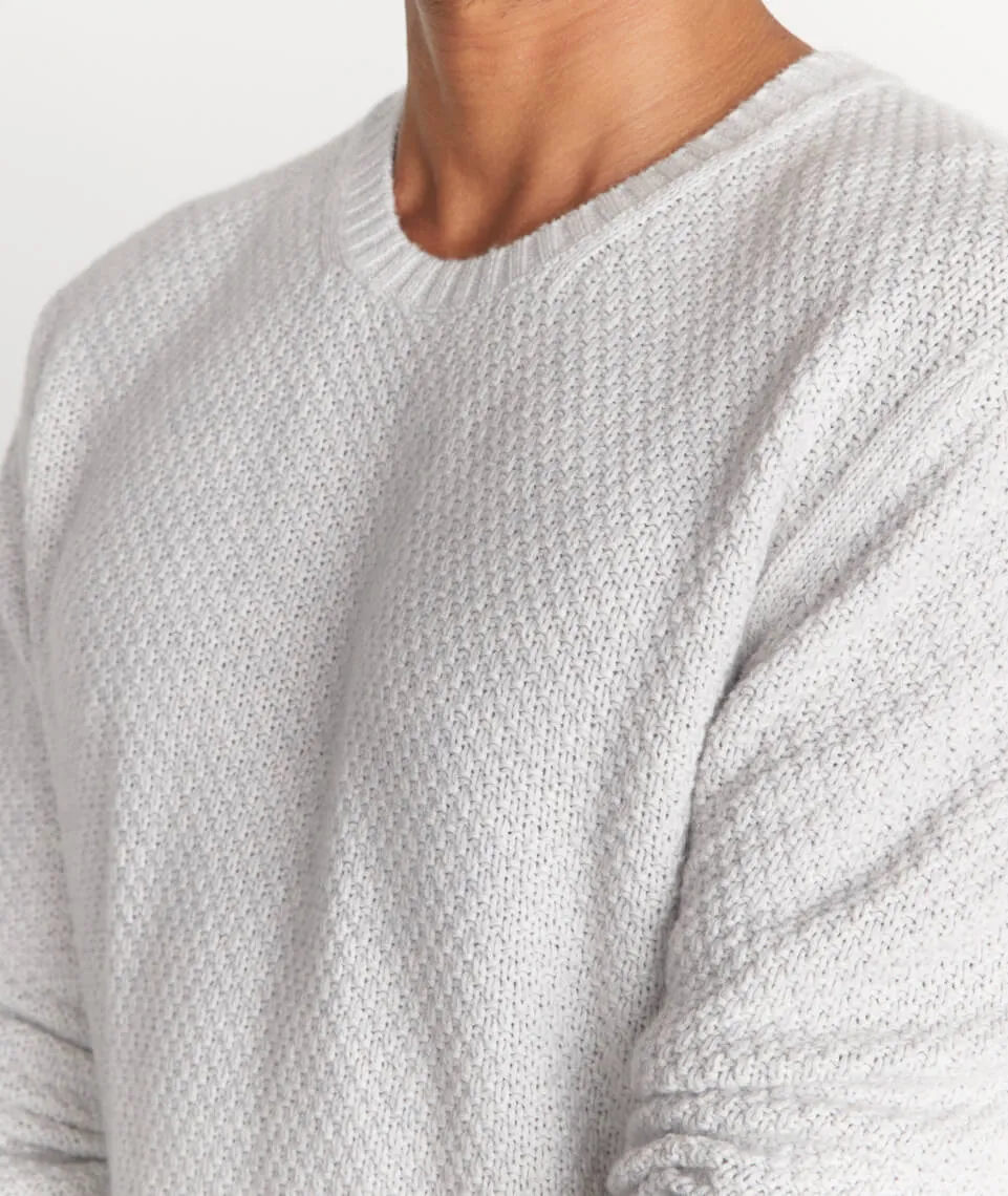 Prescott Sweater in Light Heather sold by Marine Layer product image thumbnail 4