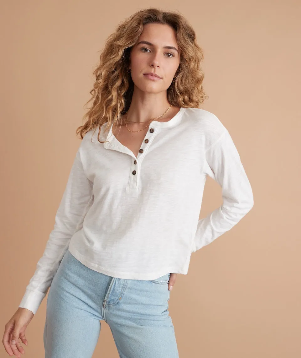 Carter Henley in Natural sold by Marine Layer