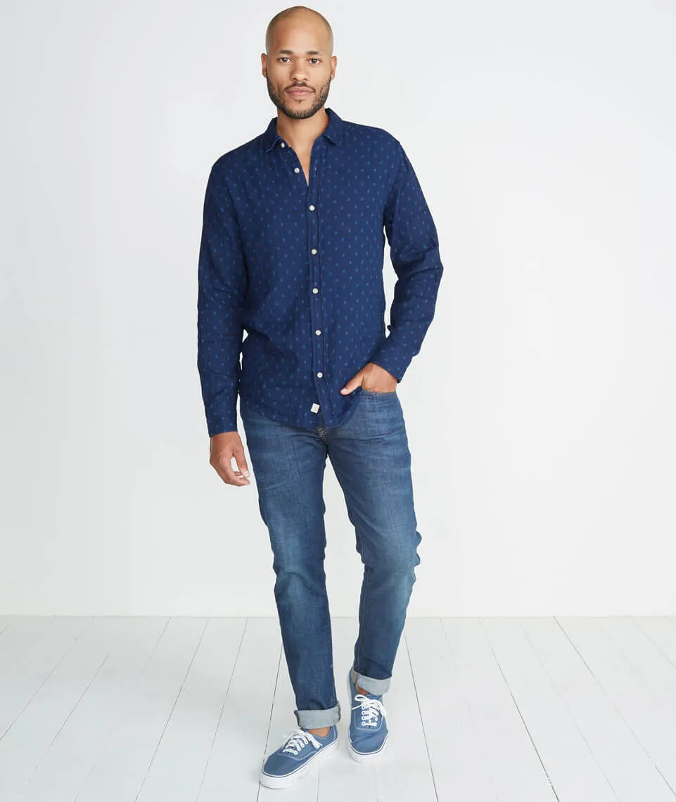 Hudson Indigo Button Down sold by Marine Layer product image thumbnail 5