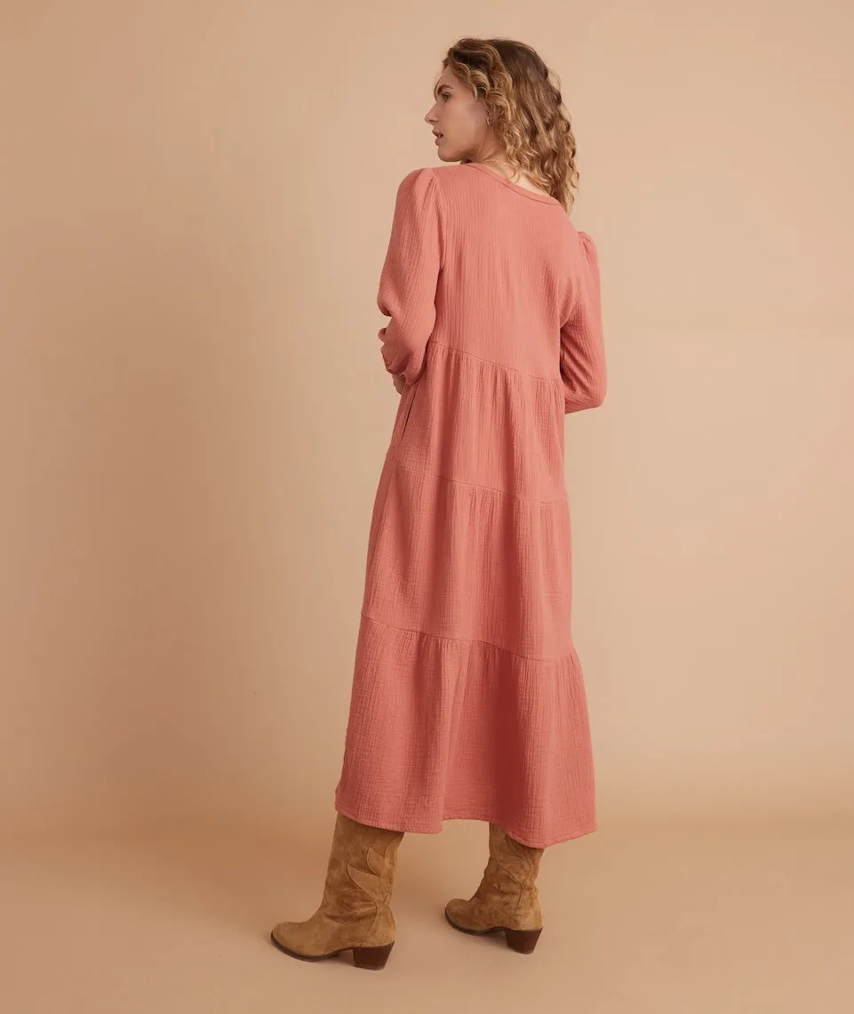 Annabella Maxi Dress in Rosewood sold by Marine Layer product image thumbnail 5
